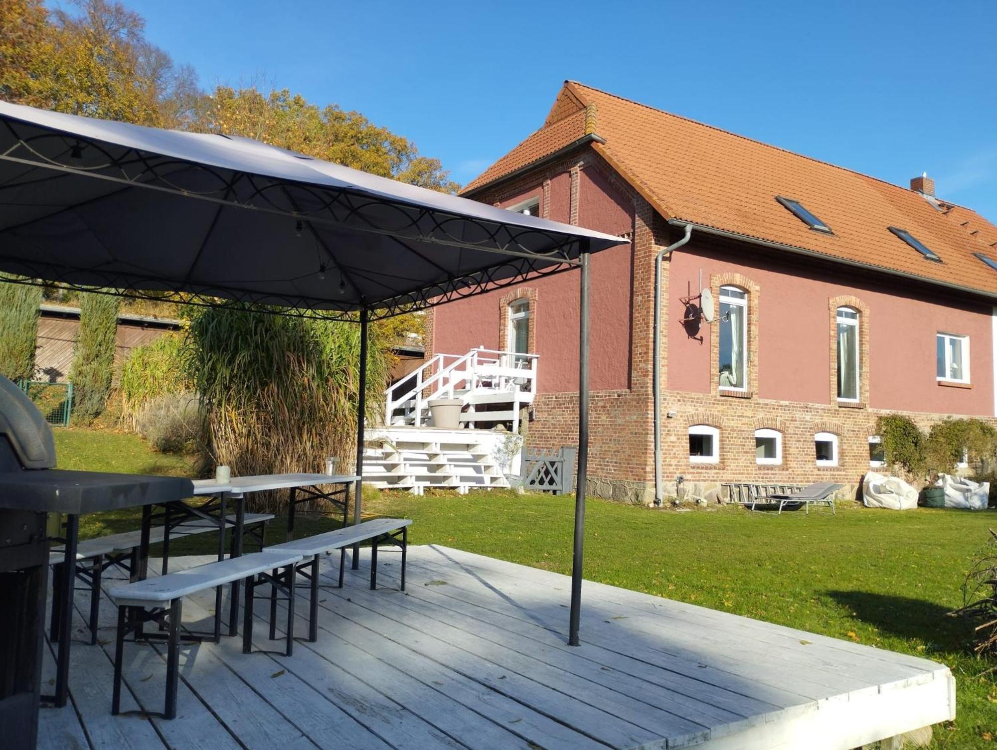 Inspektorenhaus Am Jagdschloss Mit Meerblick Hohen Niendorf Ngoại thất bức ảnh
